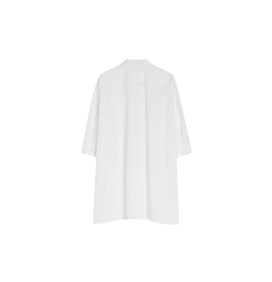 White Sunday Long Sleeved Cotton Shirt