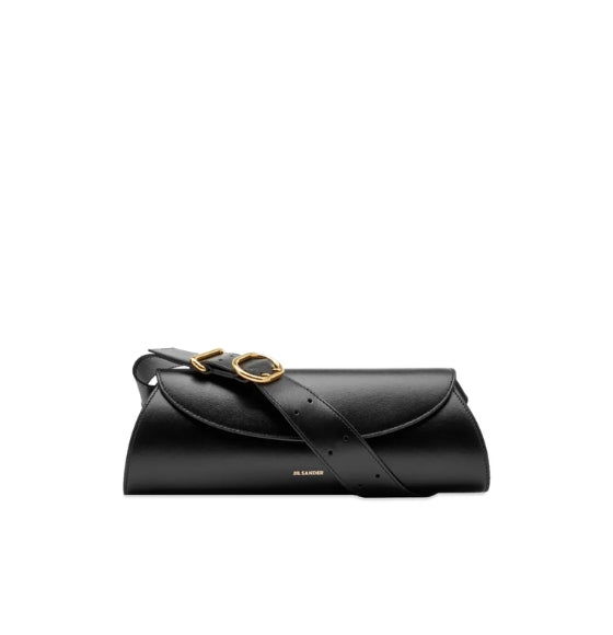 Black Small Cannolo Shoulder Bag