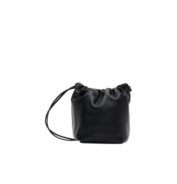 Black Dumpling Leather Shoulder Bag