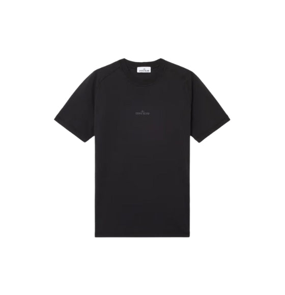 Black Compass Print Crew Neck T-Shirt