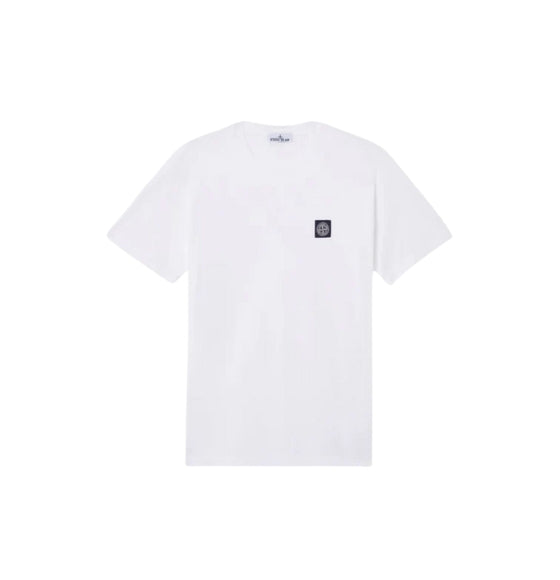 White Compass Patch Crew Neck T-Shirt