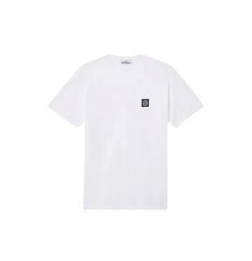 White Compass Patch Crew Neck T-Shirt
