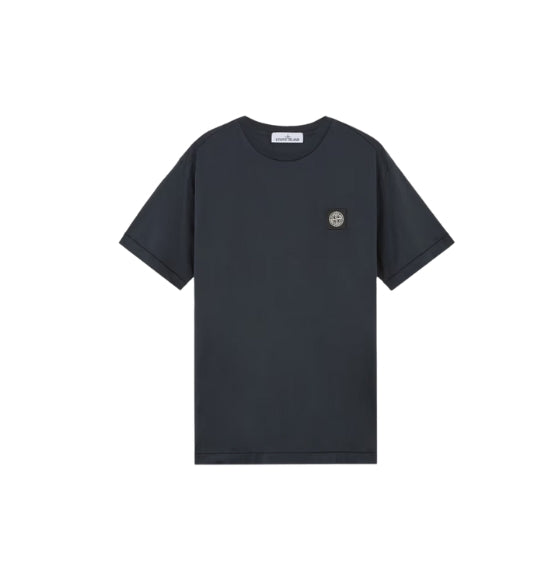 Dark Blue Compass Patch Crew Neck T-Shirt