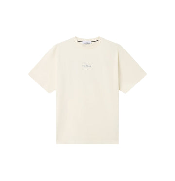Ivory White Compass Patch Crew Neck T-Shirt