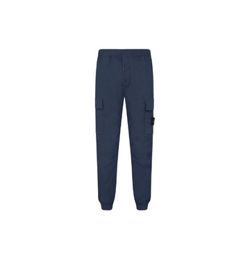 Dark Blue Tela Paracadute Cargo Pants