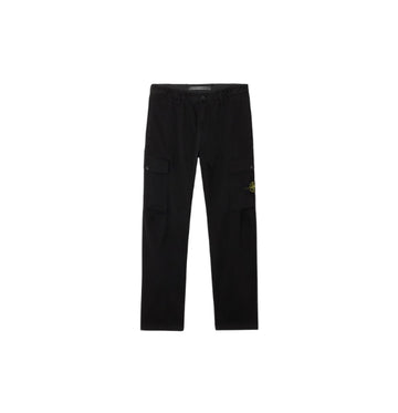 Black Tela Paracadute Cargo Pants