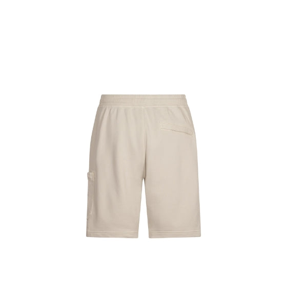 Beige Jersey Bermuda