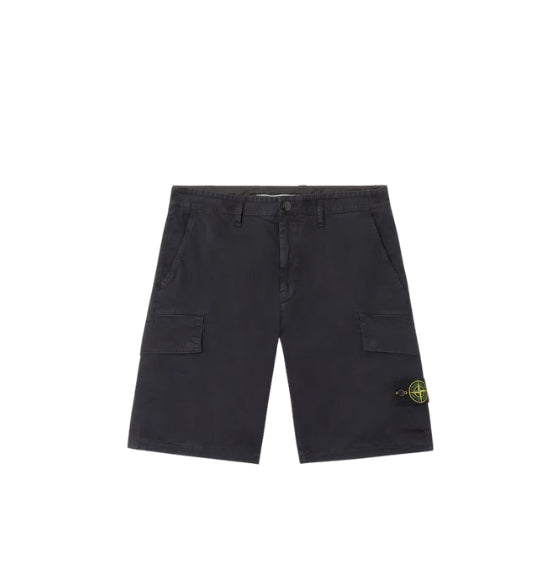 Dark Blue Cargo Bermuda Shorts