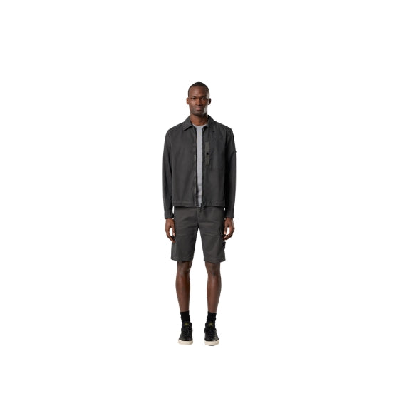 Dark Grey Cargo Bermuda Shorts
