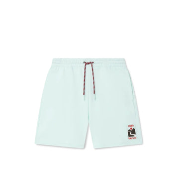 Green Sunset Valley Sweatshorts