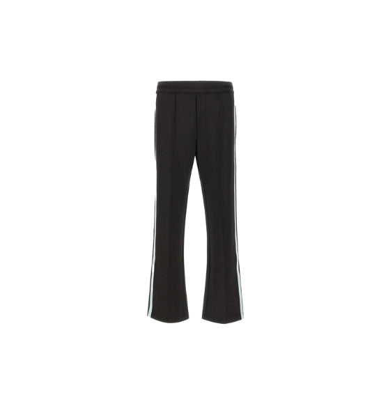 Black Technical Nylon-Trim Pants