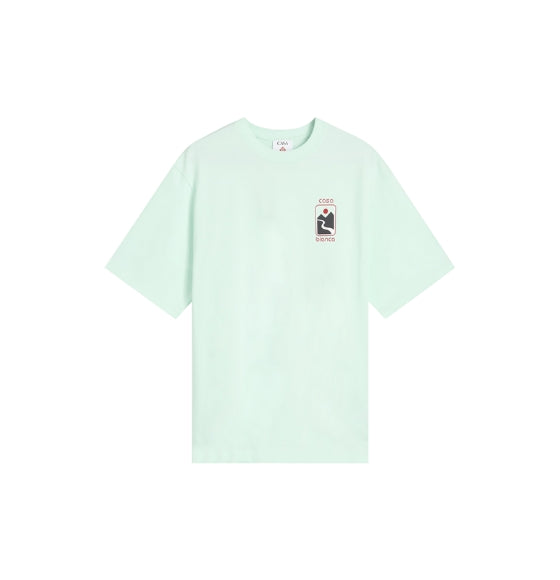 Green Sunset Valley Oversized T-Shirt