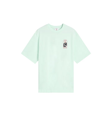 Green Sunset Valley Oversized T-Shirt