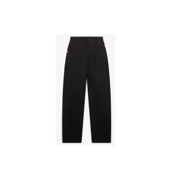 Black Stretch Chino Trousers