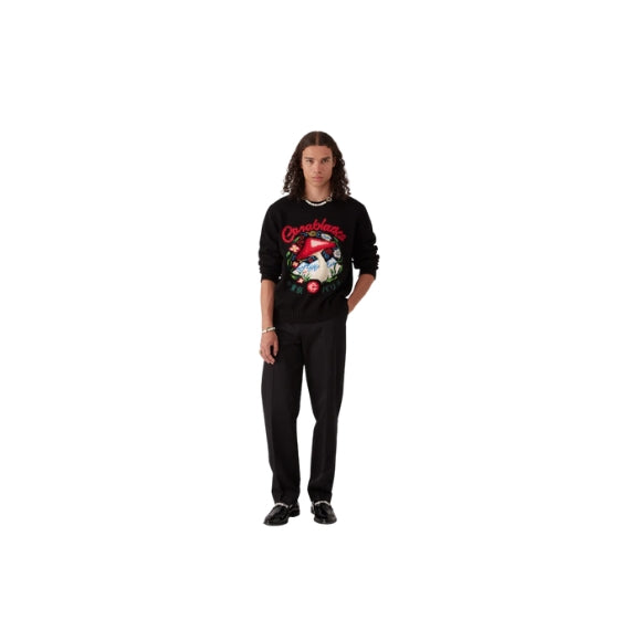 Black Stretch Chino Trousers