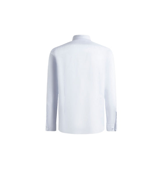 Light Blue Jacquard Long Sleeved Shirt