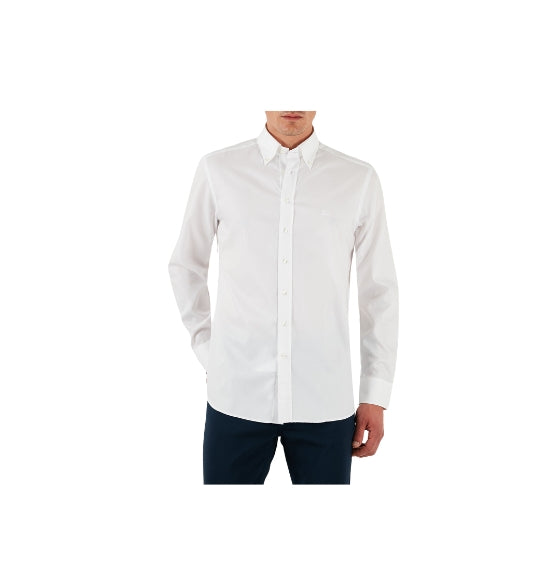White Roma Long Sleeved Shirt