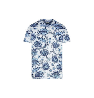 Multicoloured  Paisley Print Crew Neck T-Shirt