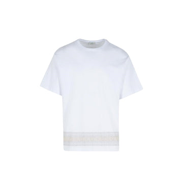 White Soho Cotton Crew Neck T-Shirt