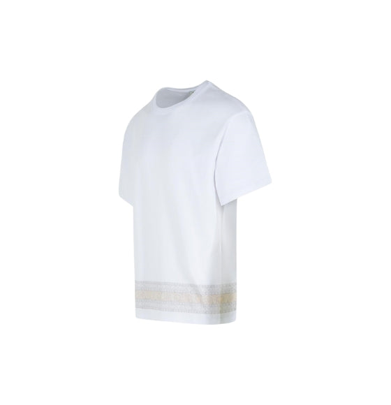 White Soho Cotton Crew Neck T-Shirt