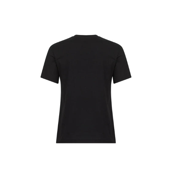 Black Gros Grain MC Logo T-Shirt