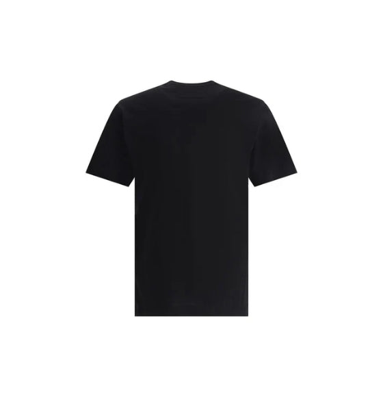 Black Logoed Cotton T-Shirt