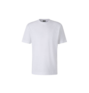 White Logo-Embroidered Cotton T-Shirt