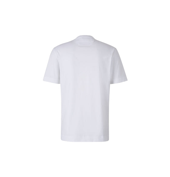 White Logo-Embroidered Cotton T-Shirt