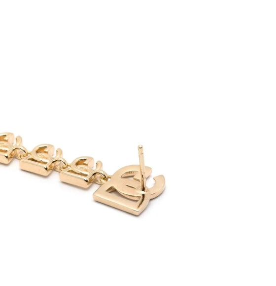 Gold DG Multilogo Pendant Earrings