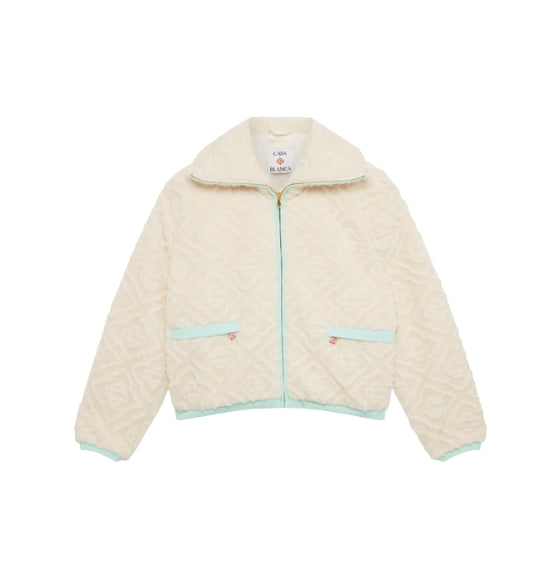 Off White Monogram Fleece Jacket
