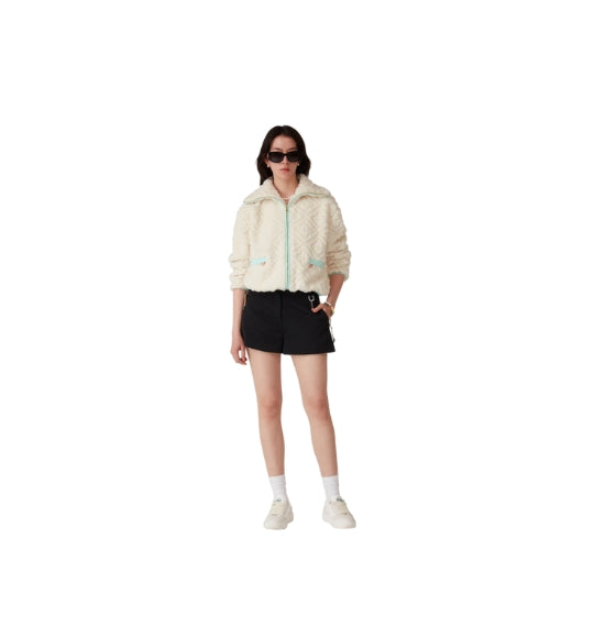Off White Monogram Fleece Jacket