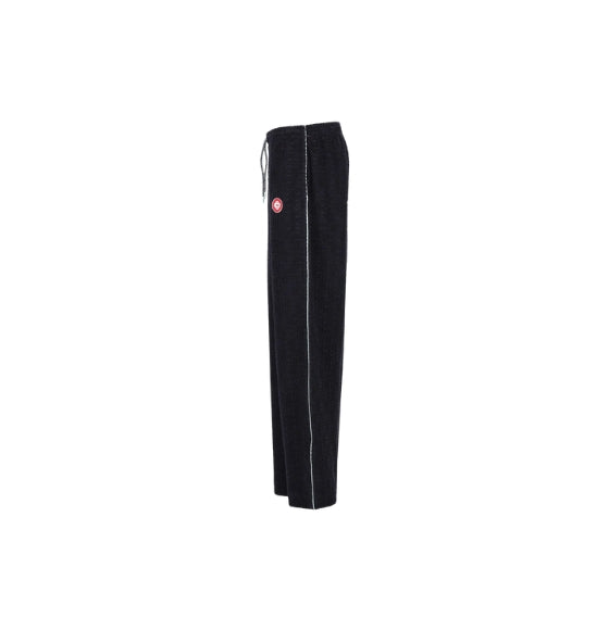 Black Towelling Pants