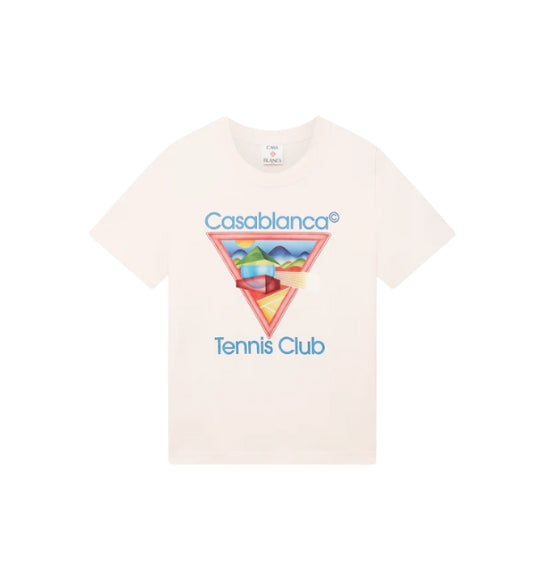 Casablanca Pink Tennis Club Icon T-Shirt