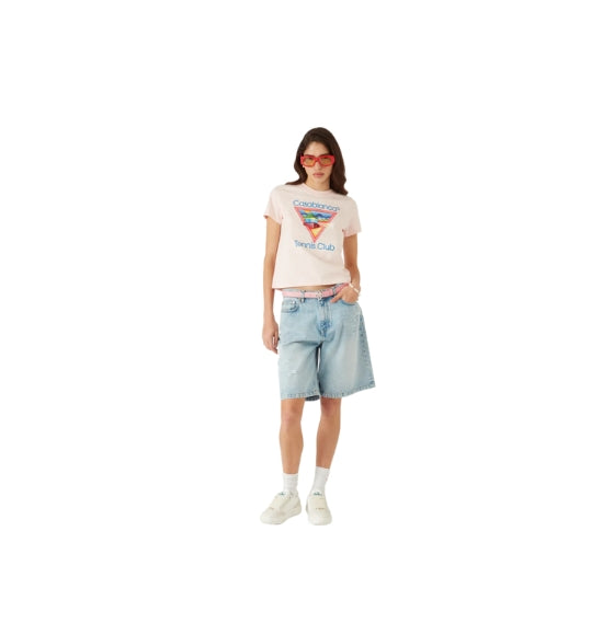 Casablanca Pink Tennis Club Icon T-Shirt