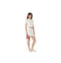 White Cotton Bouclé Polo Shirt