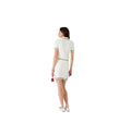 White Cotton Bouclé Polo Shirt