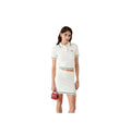 White Cotton Bouclé Polo Shirt