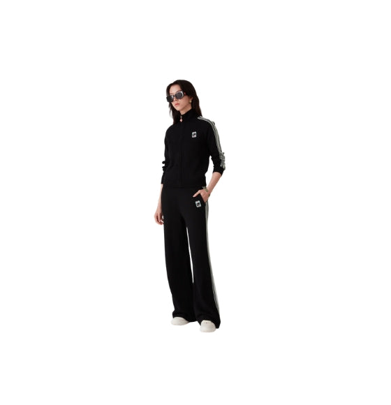 Casablanca Black Merino Knit Track Jacket