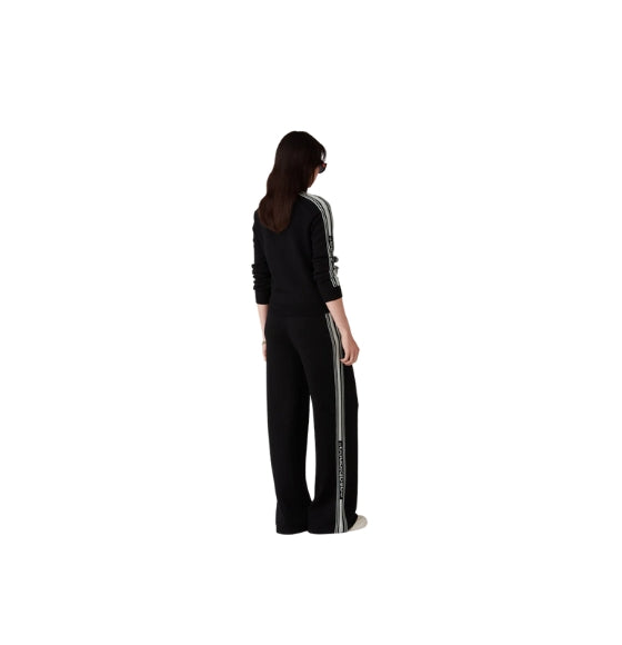 Casablanca Black Merino Knit Track Jacket