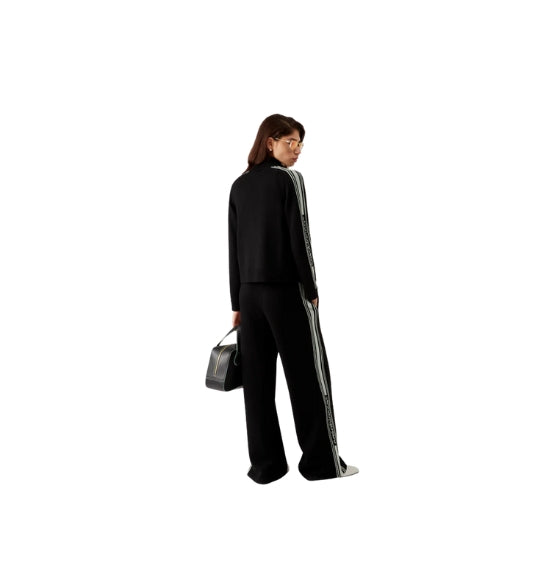 Casablanca Black Merino Knit Track Pants