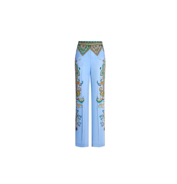 Multicolour Floral Print Trousers
