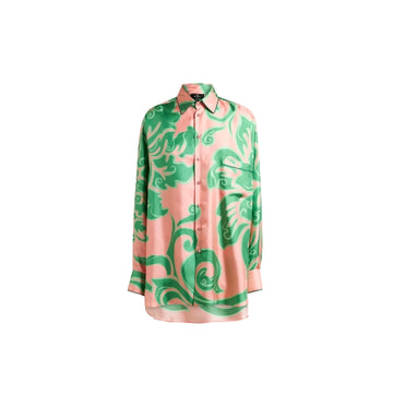 Multicoloured Floral Long Sleeved Shirt