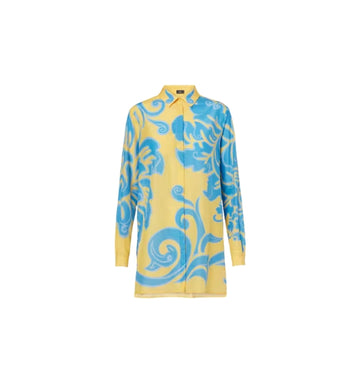 Multicoloured Floral Long Sleeved Shirt