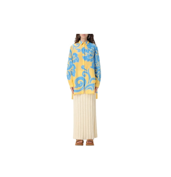 Multicoloured Floral Long Sleeved Shirt