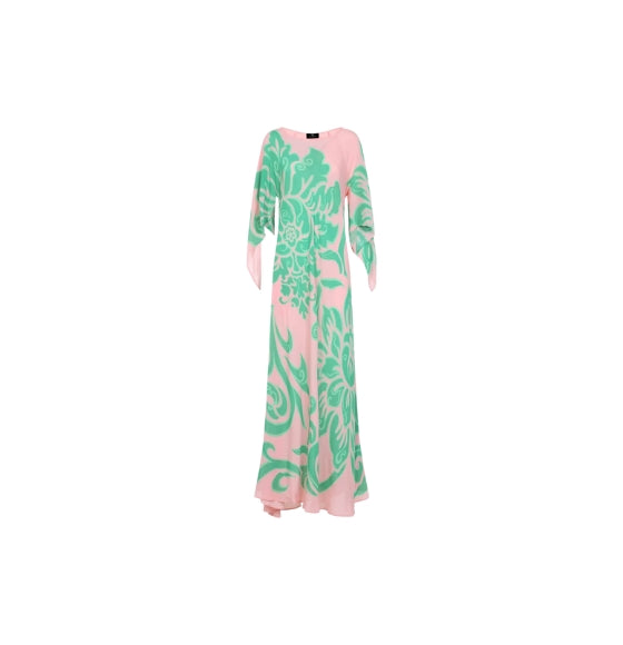Multicolour Paisley Print Long Dress
