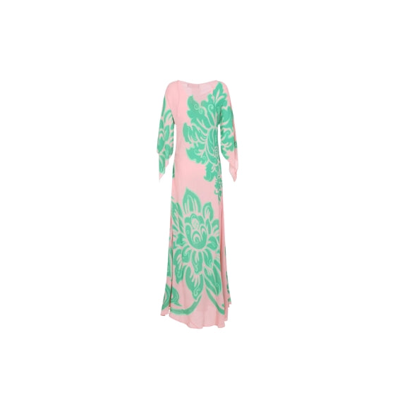 Multicolour Paisley Print Long Dress
