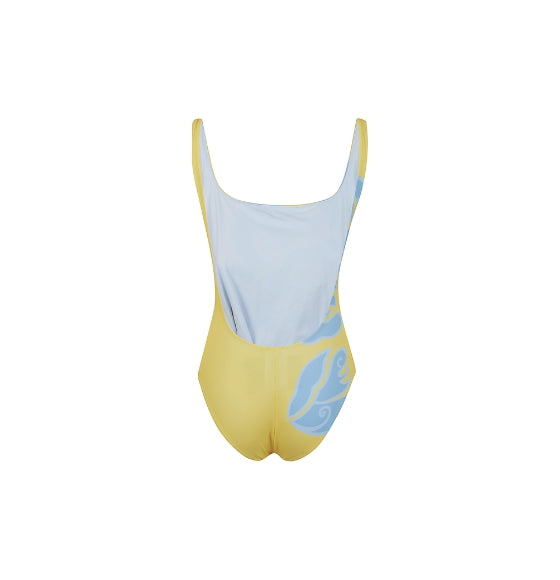 Multicoloured Floral Printed One-Piece Swimsuit
