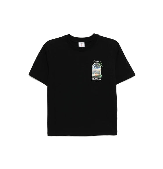 Black LA Nights Printed T-Shirt
