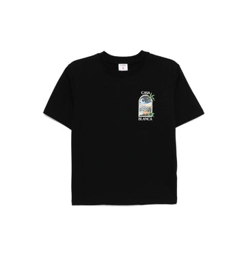 Black LA Nights Printed T-Shirt